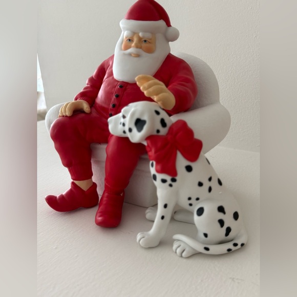 Vintage Department 56 Santa with Dalmatian - 1996 - Picture 7 of 16